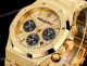 OMF 1-1 Copy Audemars Piguet Royal Oak 41 Men Yellow Frosted Gold Panda Dial (3)_th.jpg